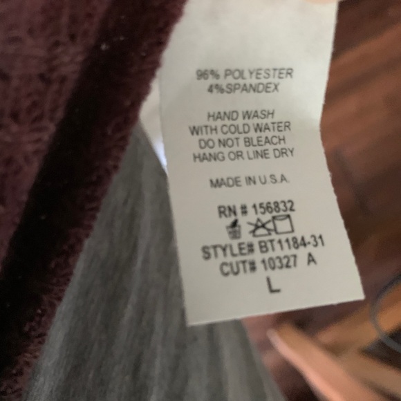 Tie Dye Super Soft Waffle Knit Pullover Top - Picture 5 of 5